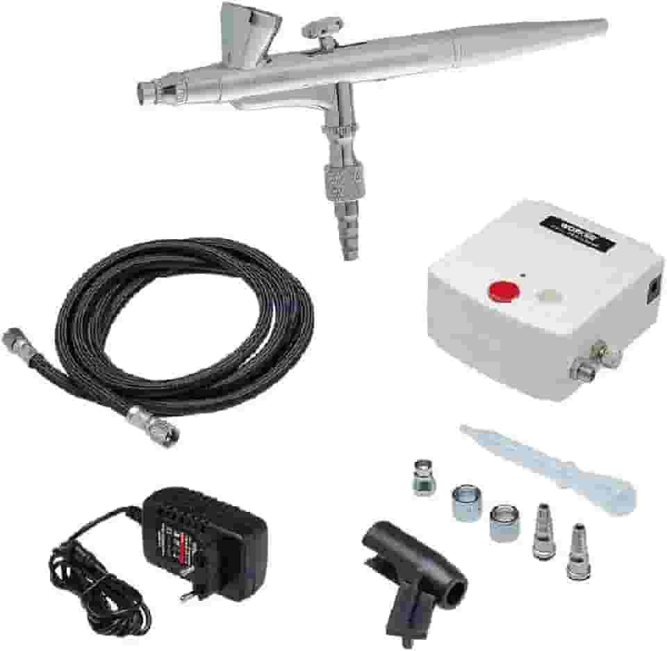 Aerógrafo com Mini Compressor Bivolt Worker