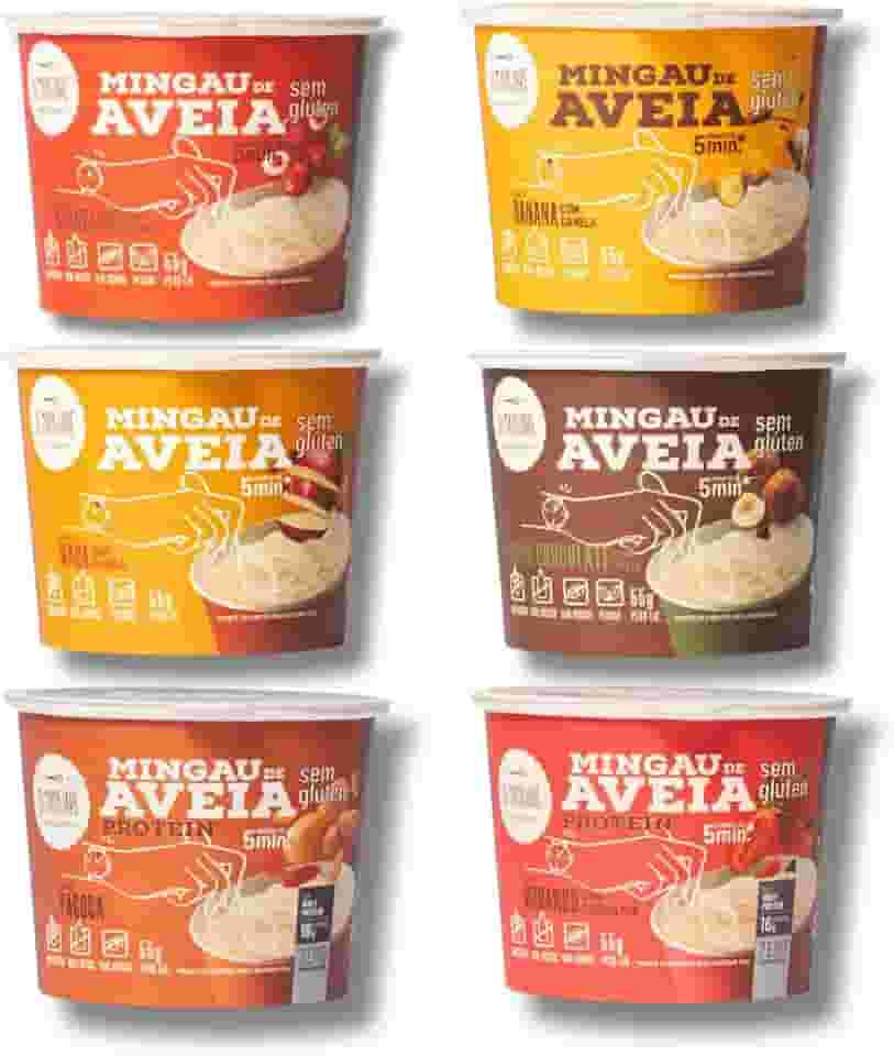 Pack Degustação 6 Unidades Mingau de Aveia (pronto em 05 minutos)
