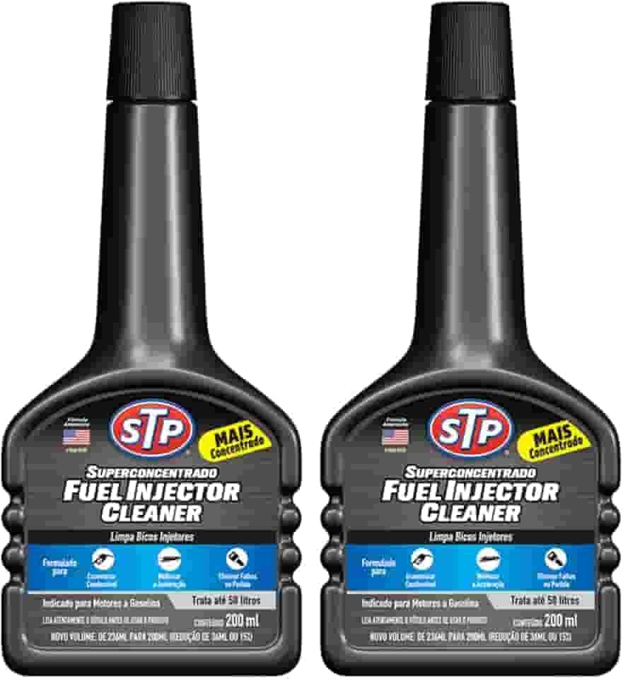 Kit 2 Aditivo Stp Fuel Injector Cleaner Super Concentrado
