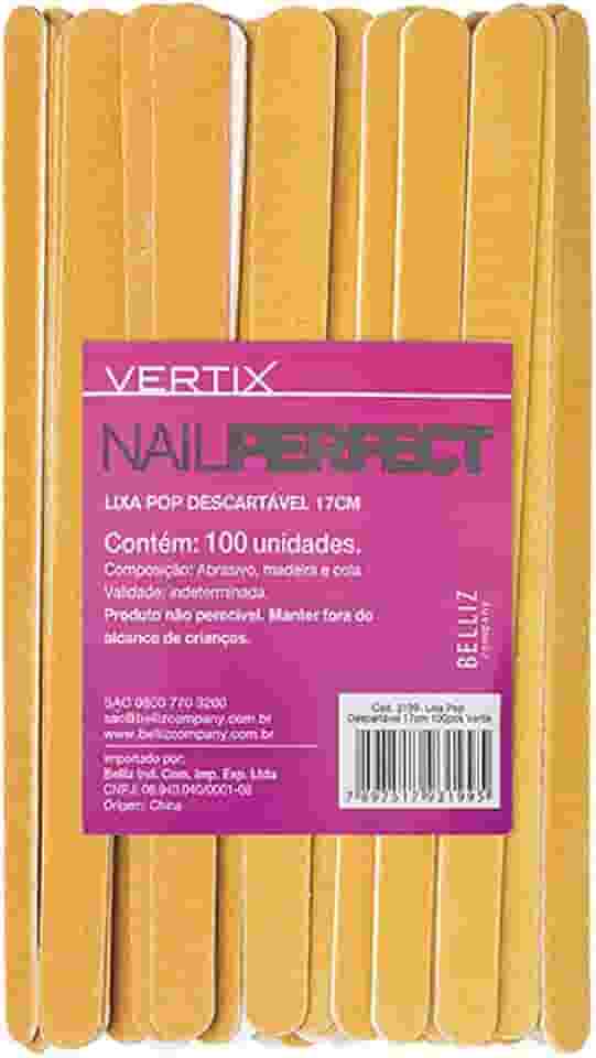 Vertix Lixa Pop Descartável 17Cm 100Pcs