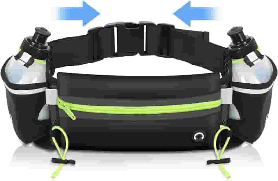 Cinto de Corrida de Hidratação, Cinto de Hidratação de Corrida, Cinto de Corrida com Garrafas, Bolsa de Cintura com Garrafa de Agua, Pochete de Corrida, Cinto com Suporte para Garrafa de Água