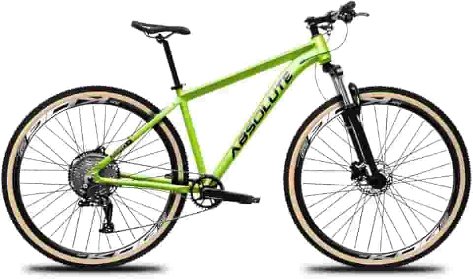 Bicicleta Aro 29 Aluminio 6061 Trilha Absolute Nero 5 1x12v Pedivela Single Coroa Unica P.Quadrada K7 11/50D Freio a Disco Garfo de Suspensão