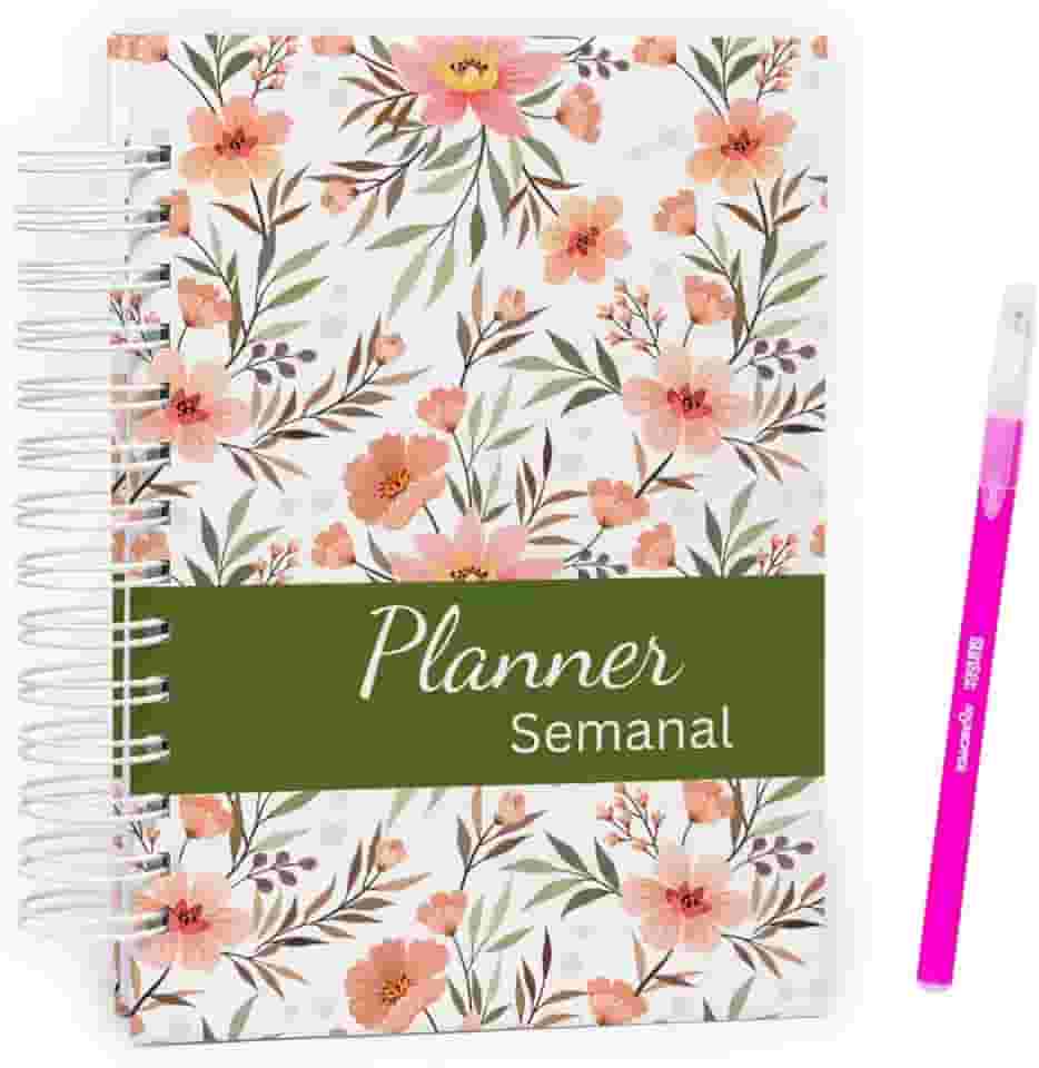 Planner Semanal Sem Data - Visão Mensal/Visão Semanal