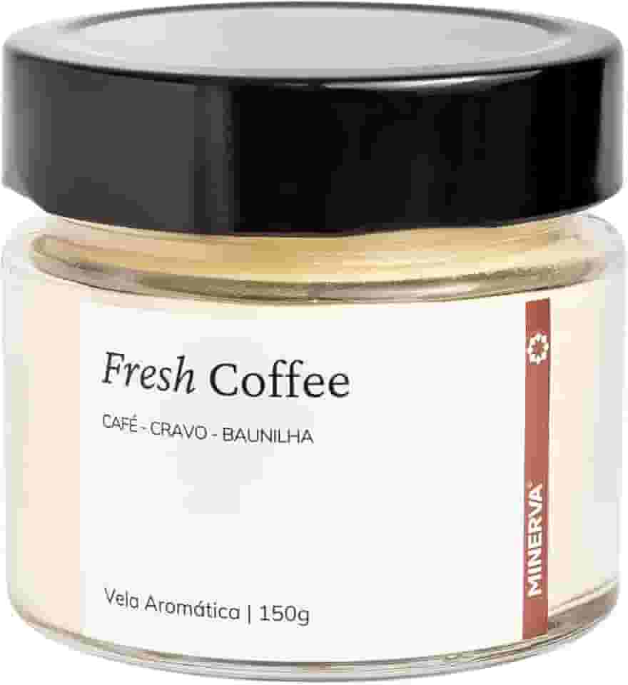 Vela Aromatica Artesanal Perfumada - 150g - Minerva Candles (Fresh Coffee)