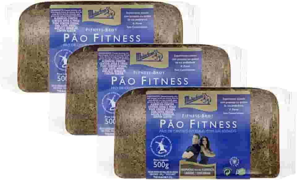 Pão De Centeio E Trigo Integrais Fitness 500g ( 3 x 500g )