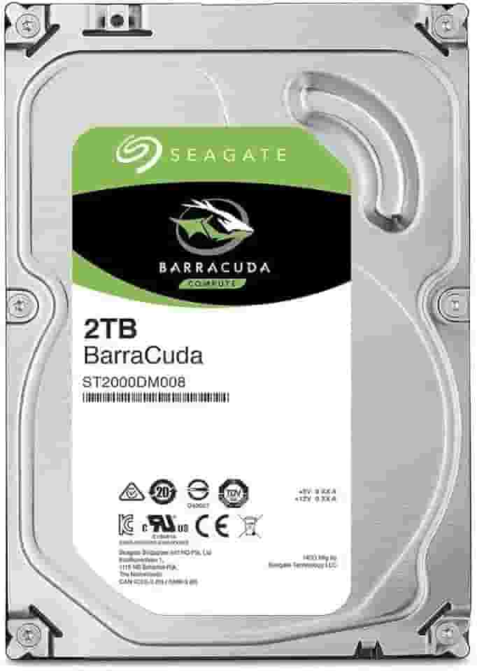 HD Interno Seagate | Barracuda Compute HDD 3, 5 | Prata | 2TB | ST2000DM008 Seagate, HD interno, Prata