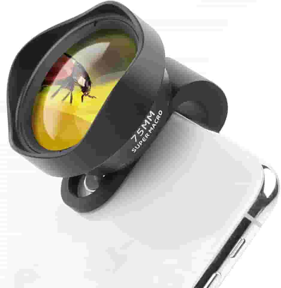 Lente de câmera macro ULANZI 10X, lente de telefone celular com super clipe macro de 75 mm para iPhone 11 Pro Max X XS Max 8 Plus Pixel Samsung Galaxy OnePlus