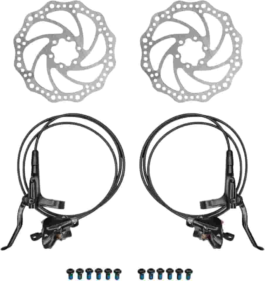 Kit Par De Freio Hidráulico Bicicleta GTS M2 + Alavanca Passador Absolute Nero 12v