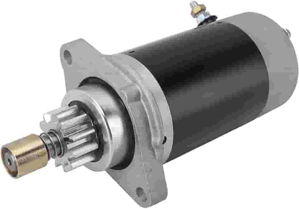 GLOGLOW Motor de Partida de 4 Tempos para Motor de Popa F9.9, 11 Dentes, Espaçamento de Parafuso de 87 Mm, 197x46 Mm, Cobre, Ferro e Alumínio