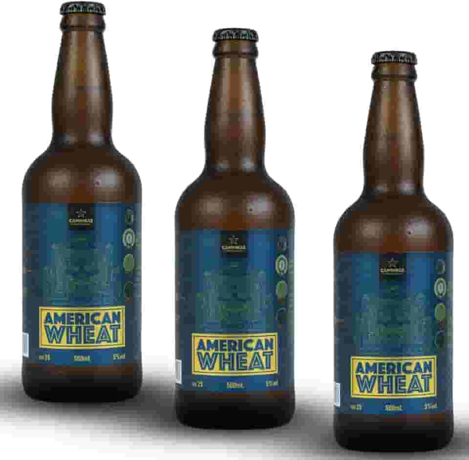 Cerveja Campinas American Wheat 500ml - 3 unidades