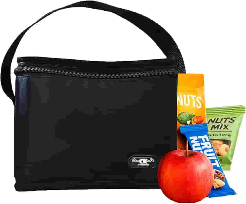 Bolsa Térmica Pequena Preta 2 Litros Para Marmita E Lanches