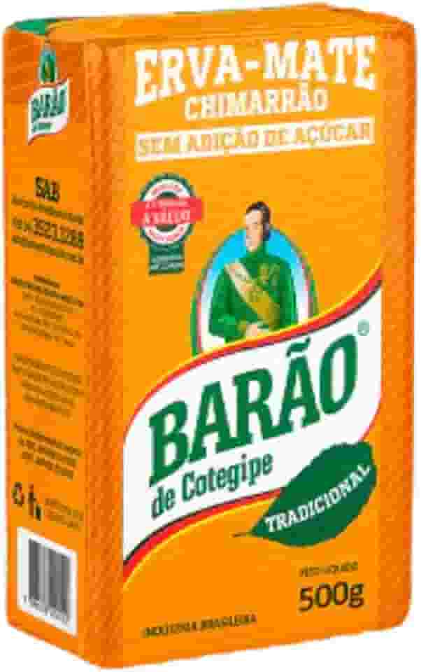 Erva Mate Tradicional Vácuo Chimarrão Barão de Cotegipe 500g