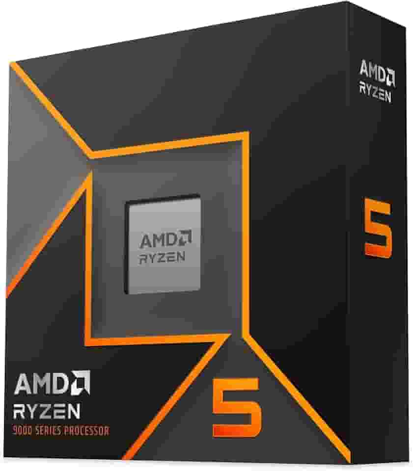 Processador AMD Ryzen 5 9600X Box (AM5/ 6 Cores/ 12 Threads/ 5.4GHz/ 38MB Cache/Radeon Graphics/Sem Cooler)