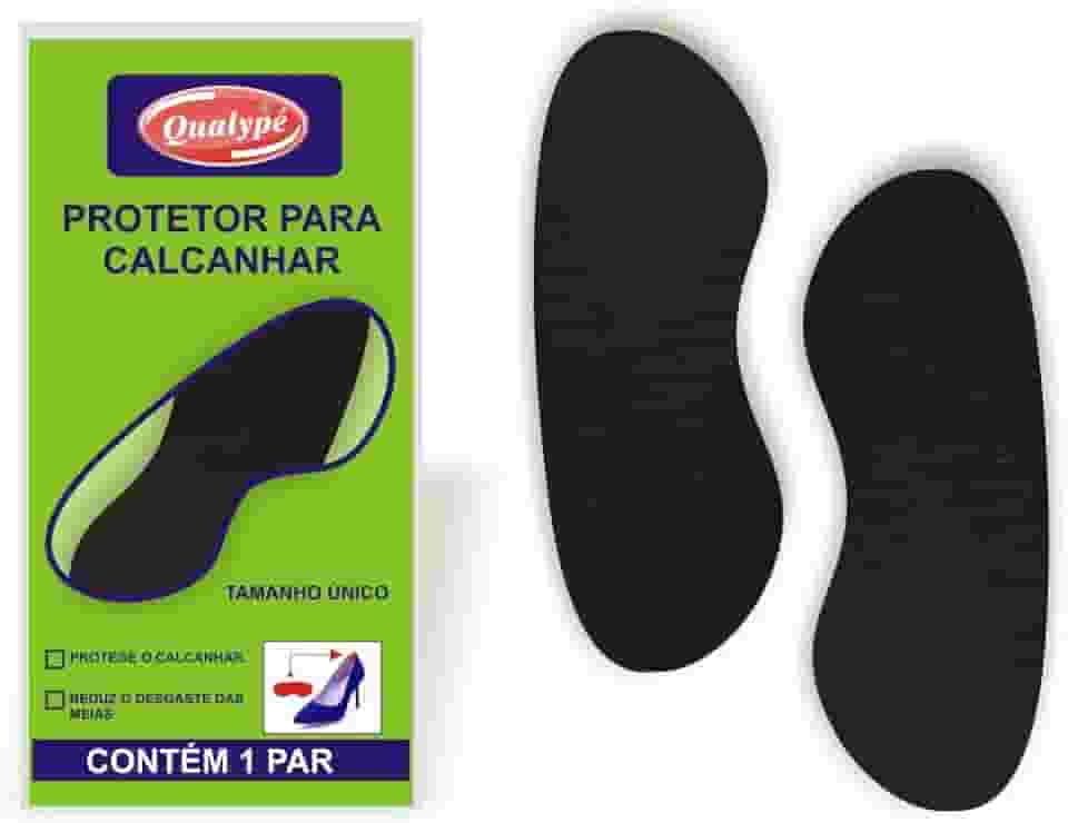 QUALYPÉ Protetor De Calcanhar Em Espuma Preto Qualypé Preto Único