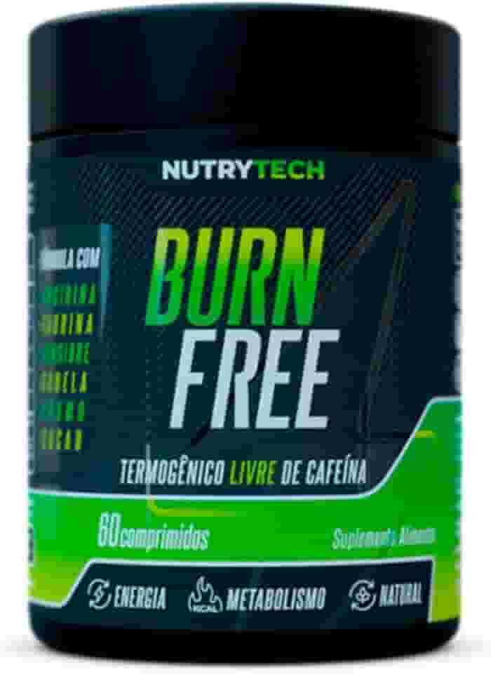 BurnFree Termogênico Pré Treino 60 Comprimido Puro Original