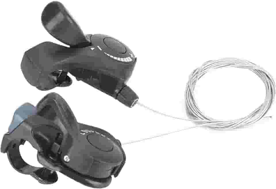 Câmbio de bicicleta de 21 velocidades, câmbio de polegar com indicador de engrenagem, esquerda + direita, para mountain bike