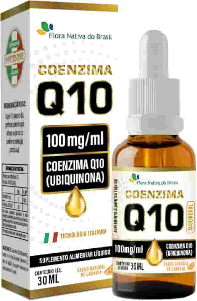 Coenzima Q10 Sublingual em gotas 30ml - Flora Nativa (Laranja)