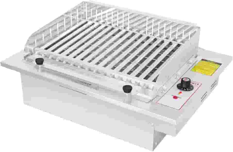 Churrasqueira Elétrica de Embutir com Grelha Argetina, Sem fumaça, Inox, 110v ou 220v (220v)