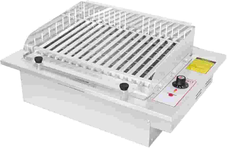 Churrasqueira Elétrica de Embutir com Grelha Argetina, Sem fumaça, Inox, 110v ou 220v (110v)