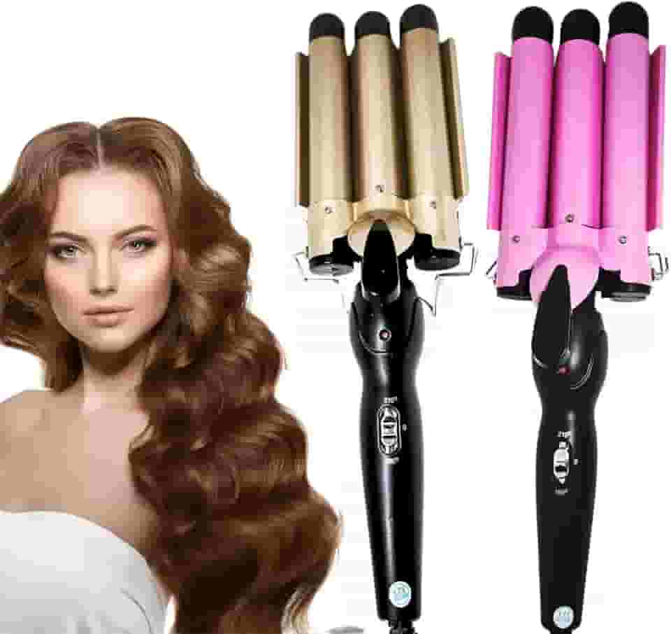 Novavida, Triondas Modelador de Cachos Profissional 25mm Bivolt Prancha Turmalina Cerâmica Ondas Perfeitas Anti Estático