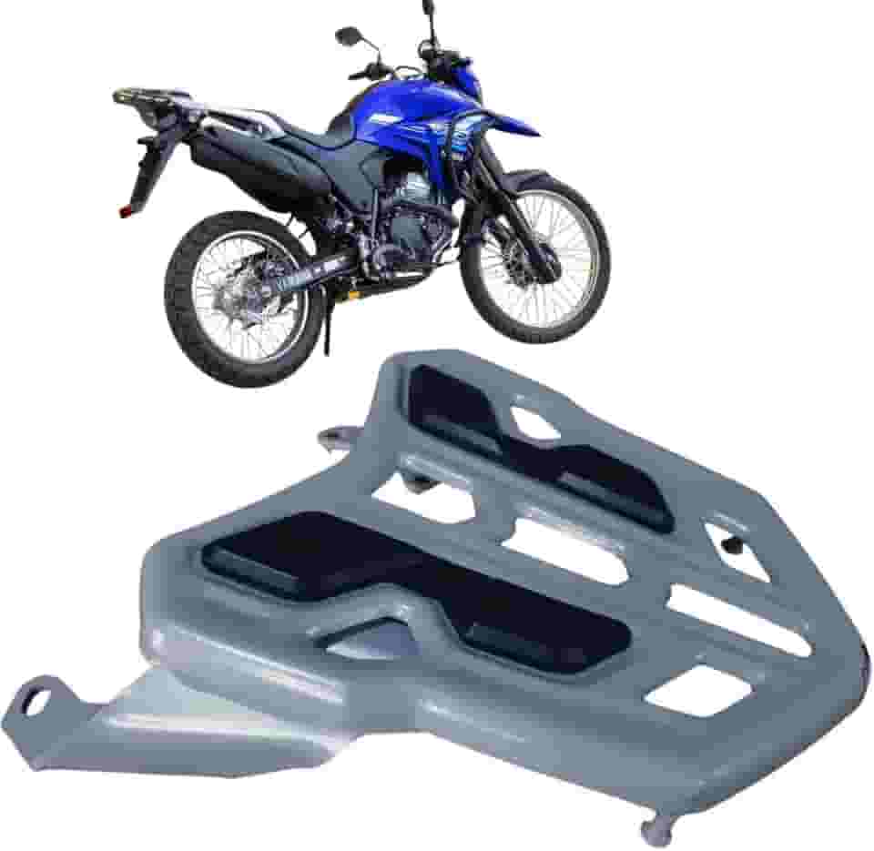 BAGAGEIRO XTZ LANDER 250 2019 A 2025 PRATA MA ACESSÓRIOS