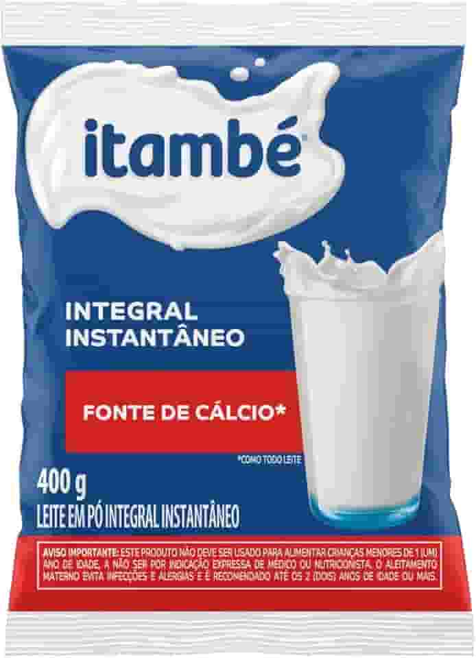 Leite em Pó Integral Instantâneo Itambé Pacote 400g