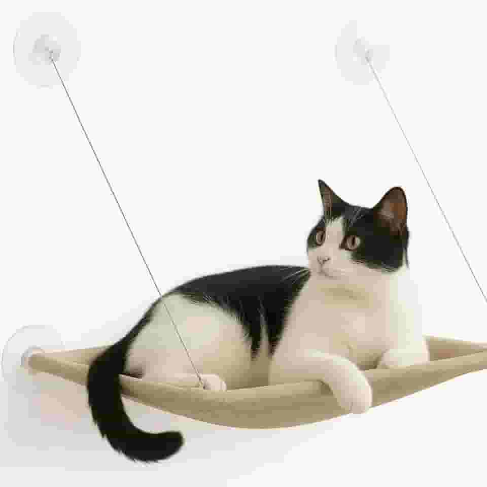 Cama de Janela Suspensa para Gatos