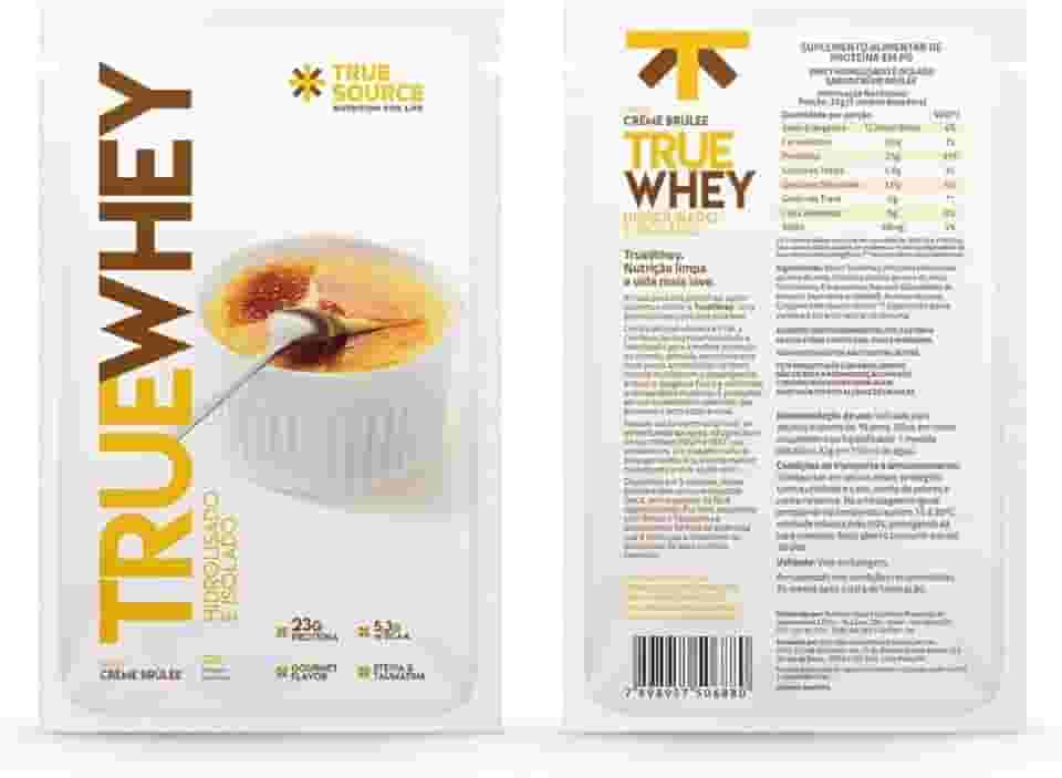 True Source True Whey (32G) - Hidrolisado E Isolado - Vanilla Creme Brulle