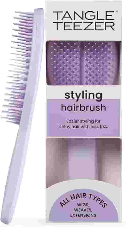 Tangle Teezer - Escova de cabelo para finalização The Ultimate Hairbrush para todos os tipos de cabelo, úmido e seco. Cor: Lilac