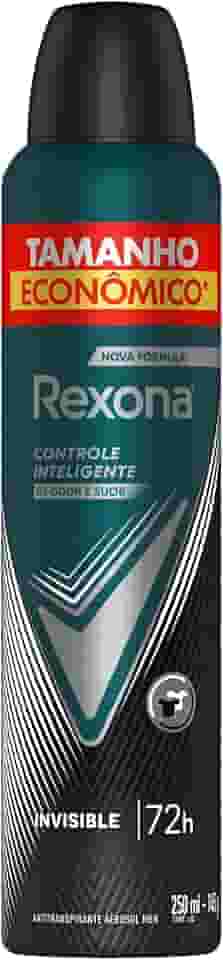 Rexona Antitranspirante Masculino Aerossol Invisible 250 ML, Leve Mais Pague Menos, Embalagem Pode Variar