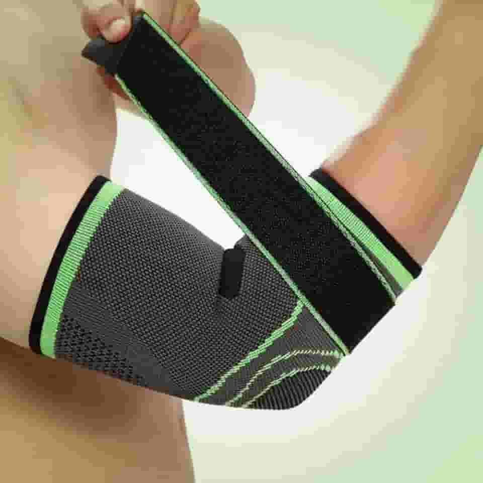 Cotoveleira de Compressão Ortopédica Ajustável – Alívio de Dor, Proteção Cotovelo, Conforto e Suporte Atividade Física