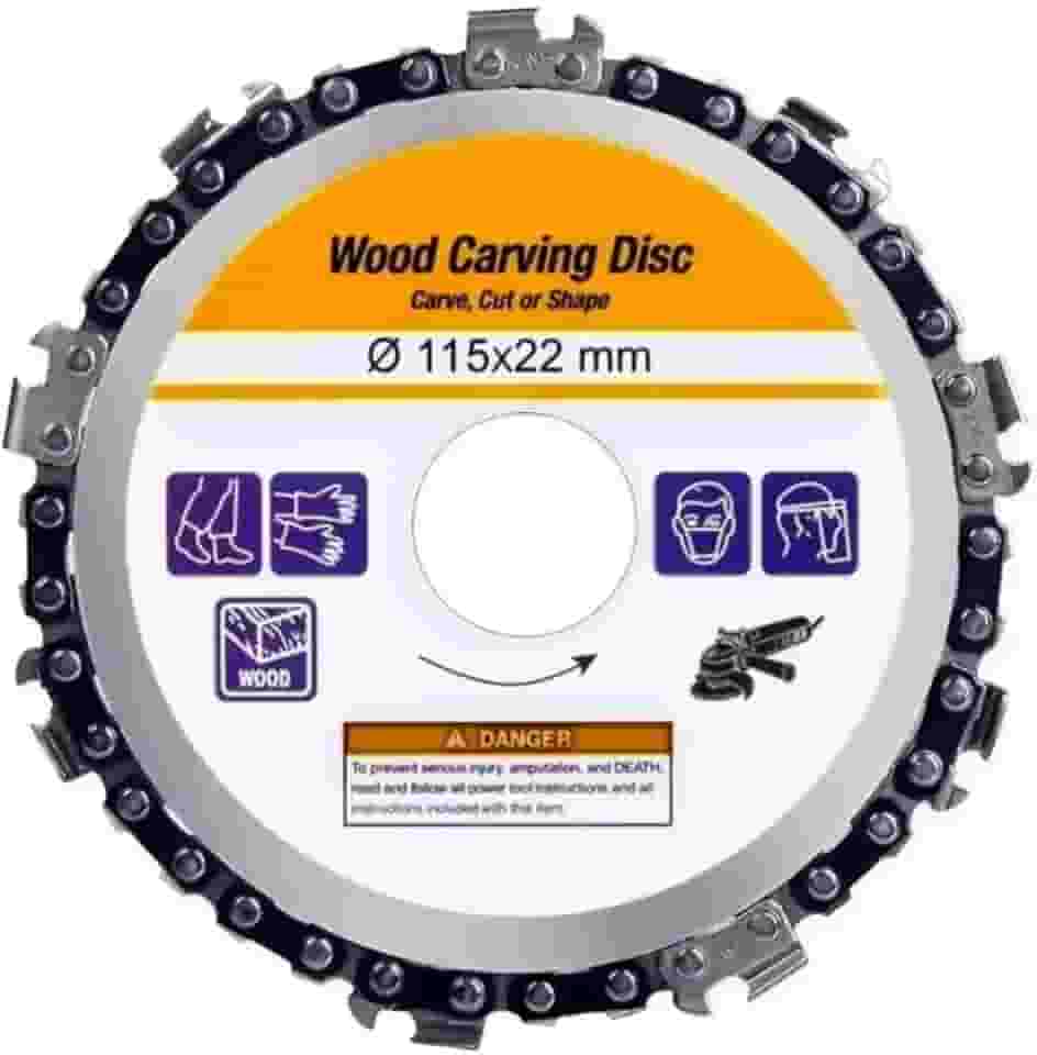 DISCO CORRENTE MOTOSSERA CORTE DESBASTE MADEIRA P/LIXADEIRA