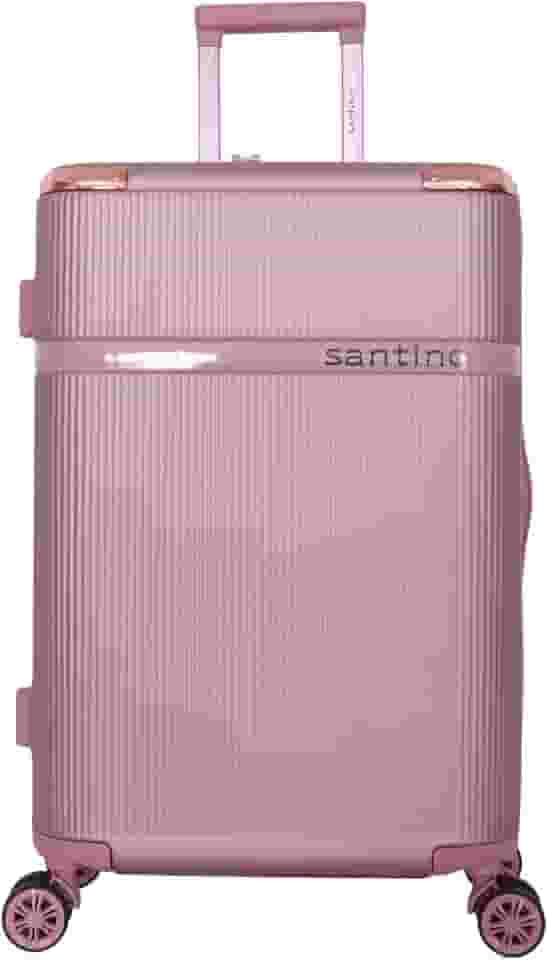 Mala de Viagem Versalhes Rígida 360° Santino M - ASDV501M Cor: Rosa Dourada