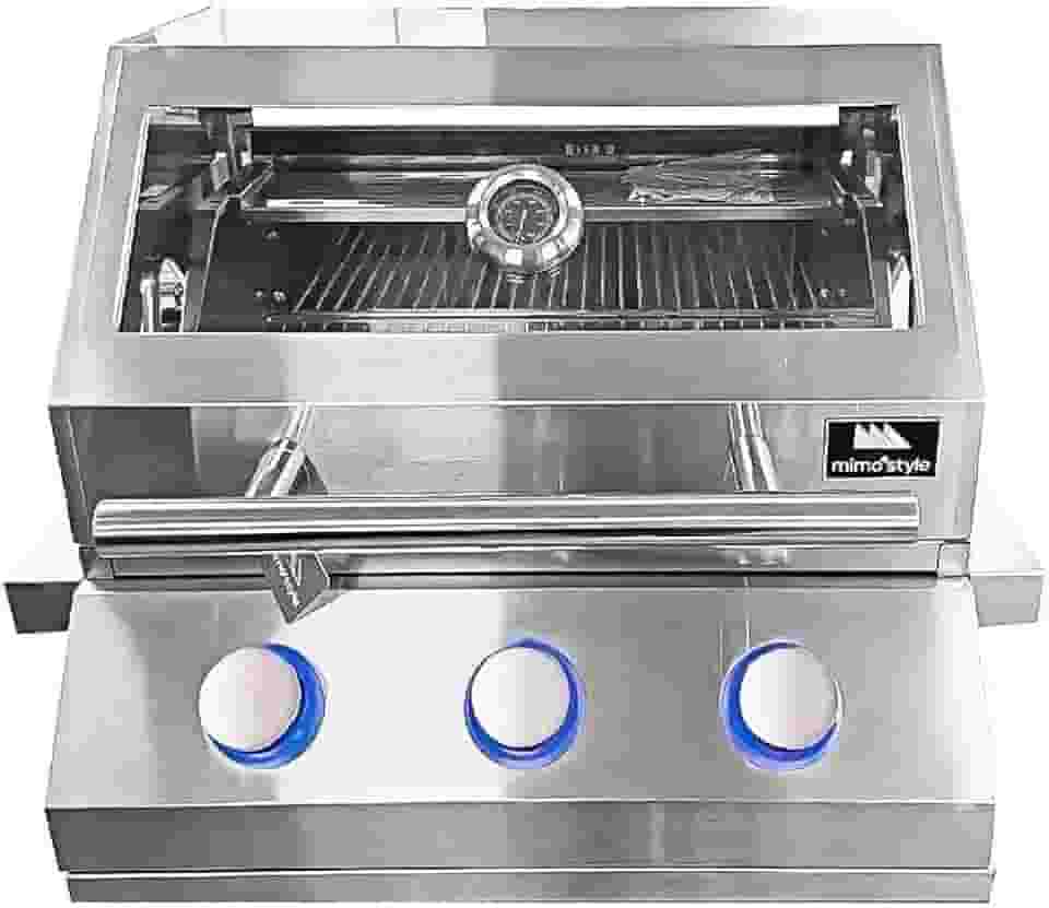Mimo Style, Churrasqueira Inox a Gás de Embutir com 3 Queimadores
