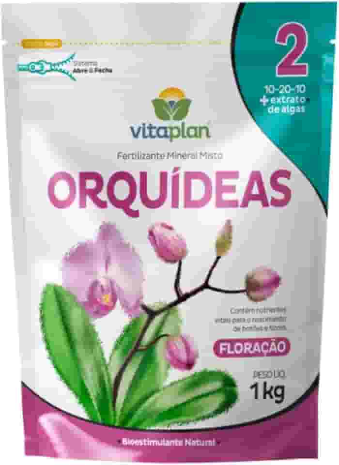 Fertilizante Adubo Orquideas Floração 1kg Flores Sempre Bonitas Bem Cheias e Vistosas