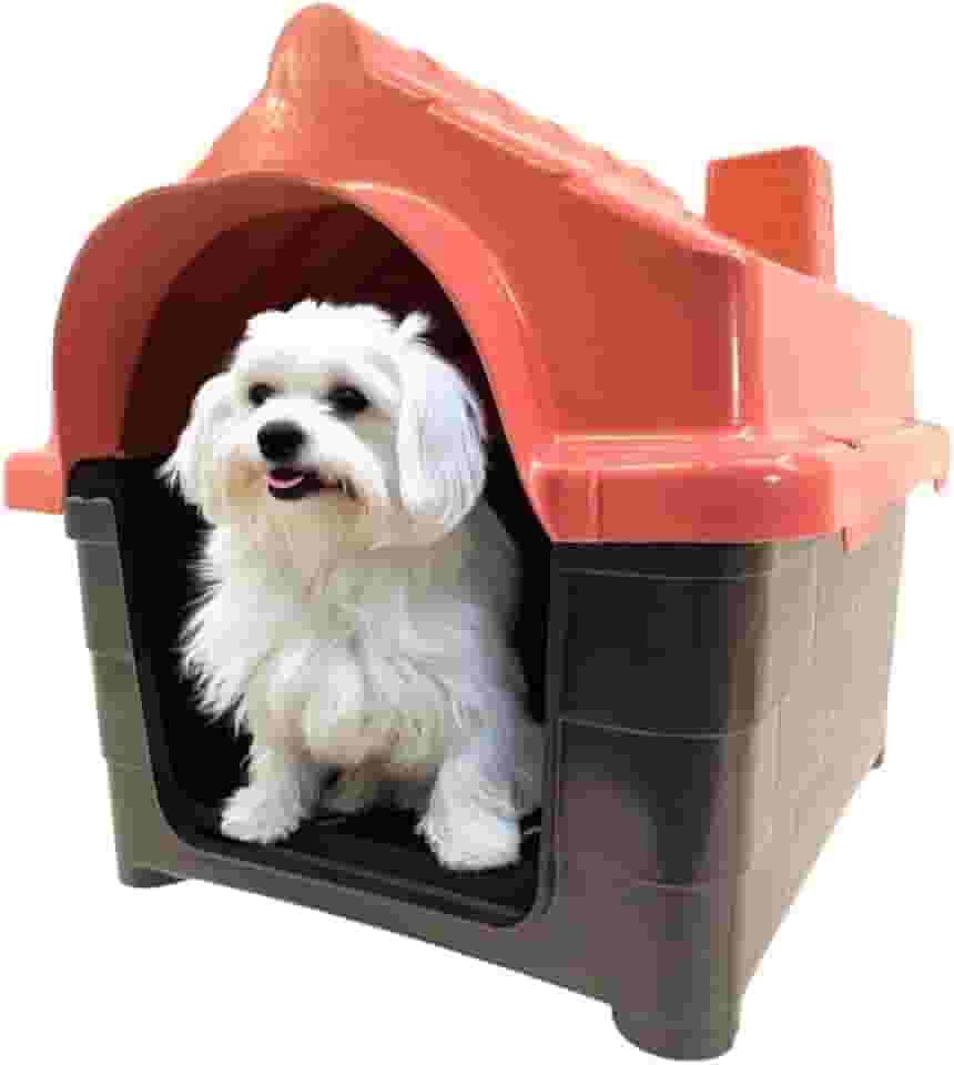 Casinha Pet para Cachorro Gato Conforto e Segurança Casa N2 (Preto, N2)