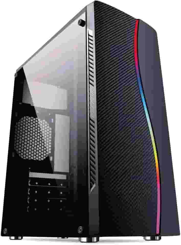 Skill Gaming PC Gamer Roda Tudo AMD A6 3.8GHZ Placa de vídeo Radeon R5 2GB HD 500GB 8GB, Preto, Média, 27345