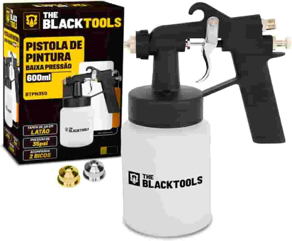 Pistola de Pintura Nylon Baixa Pressão - 600ML - BTPN350