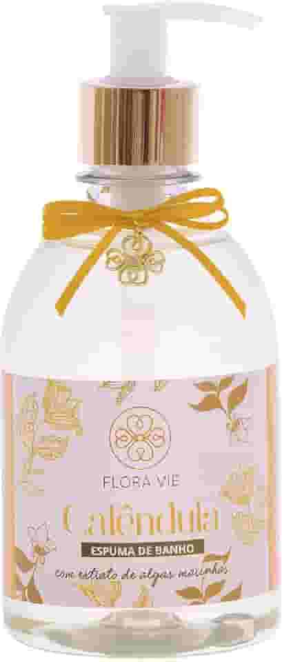 Espuma de Banho Calêndula 380 ml – Higieniza, Hidrata e Nutre a Pele – Espuma Cremosa com Extratos Marinhos