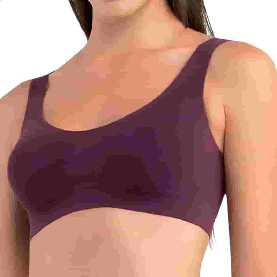 Top Regata Sem Costura Anatômico Sem Bojo Em Poliamida Feminino She by Mash