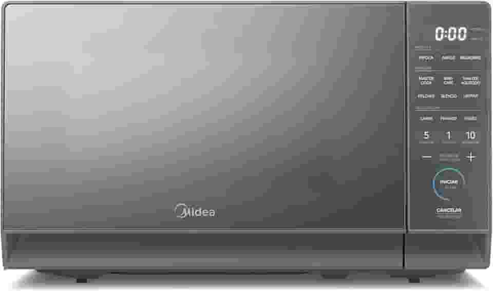 Micro-ondas 20L Prata Porta Espelhada MasterCook Midea 110V