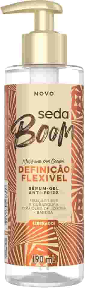 Sérum Gel Anti-frizz Seda Boom Definição Flexível 190 ml
