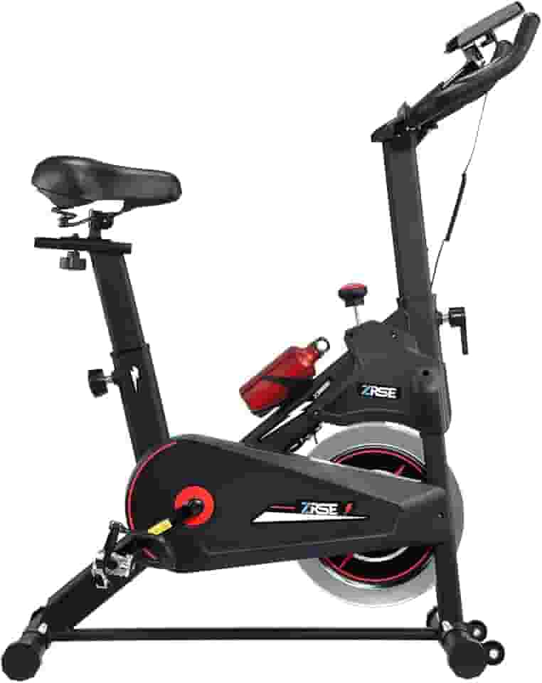 Bicicleta Ergométrica Spinning, Volante de Inércia 7kg, Silenciosa para Casa, Estrutura Reforçada, Resistência Ajustável, Assento e Guidão Reguláveis, Suporta 120kg