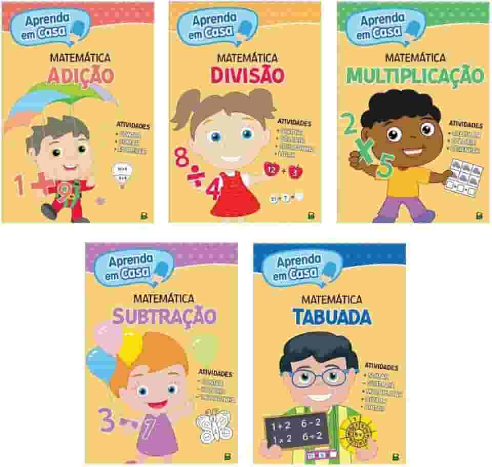 Combo Aprenda em Casa Matemática Básica