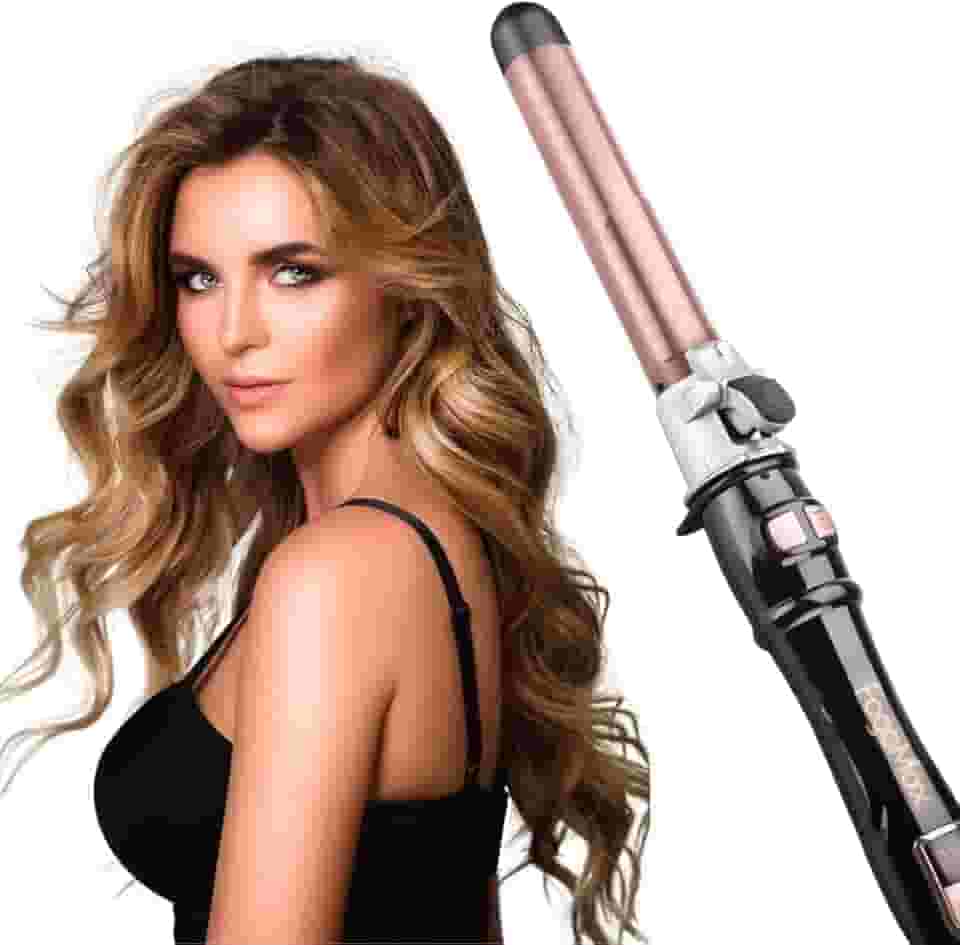 fogomax, Modelador De Cachos Giro Automático 28mm Profissional Rápido Aquecimento Bivolt Eleve Sua Beleza