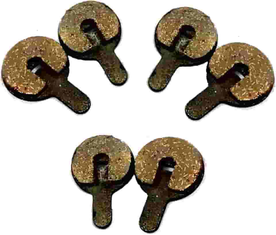 KTR 3x Pares Pastilha Freio Disco Bicicleta GTS / PACO / RAD7 - Redonda e Vazada