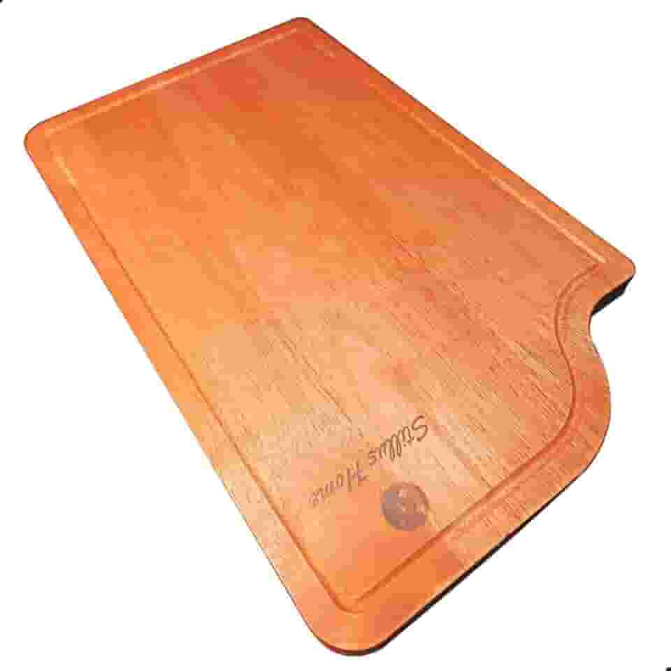 Tábua De Corte Madeira Teca Para Cuba Gourmet Stillus 50X40