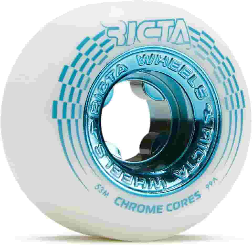 Ricta Rodas de skate Chrome Core 99a - Branco/azul-petróleo - 53 mm