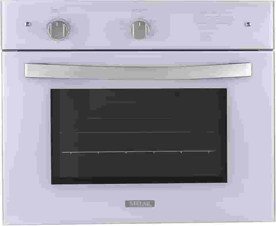 Forno à Gás de Embutir Stelar 46 litros Topázio Branco 127v