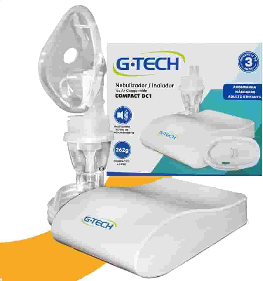 Inalador Nebulizador Compressor Infantil Adulto Bivolt Leve